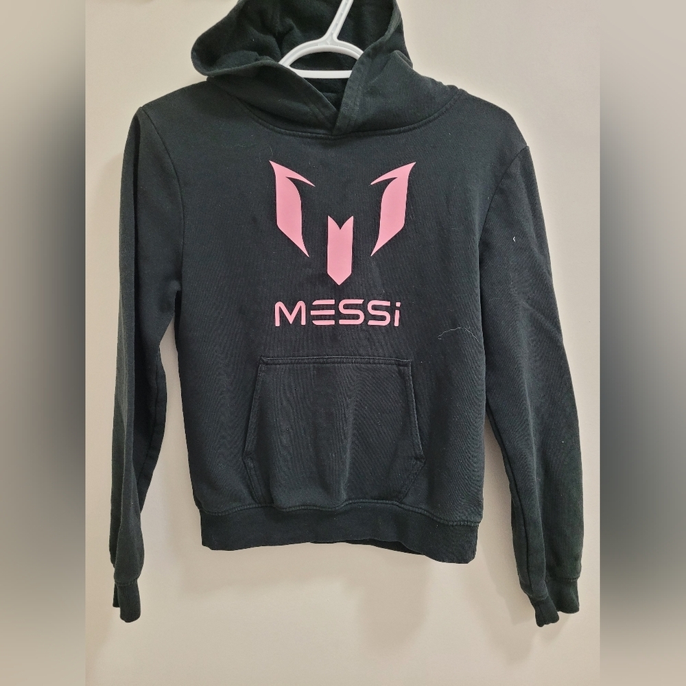 Girls Messi Soccer Hoodie-(LARGE)